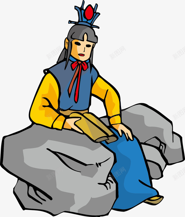 古代书生矢量图ai免抠素材_新图网 https://ixintu.com 书生 卡通 古代 文绉绉 矢量图