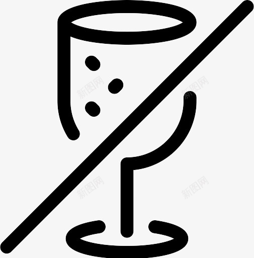 含酒精的WellnessLineCrafticons图标png_新图网 https://ixintu.com alcoholic 含酒精的
