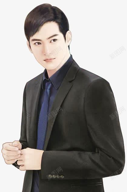 手绘高管帅哥png免抠素材_新图网 https://ixintu.com 中国帅哥 帅哥 手绘 高管