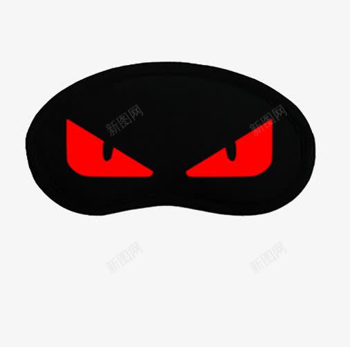 红色小怪兽眼罩png免抠素材_新图网 https://ixintu.com 产品实物 小怪兽 眼罩 红色