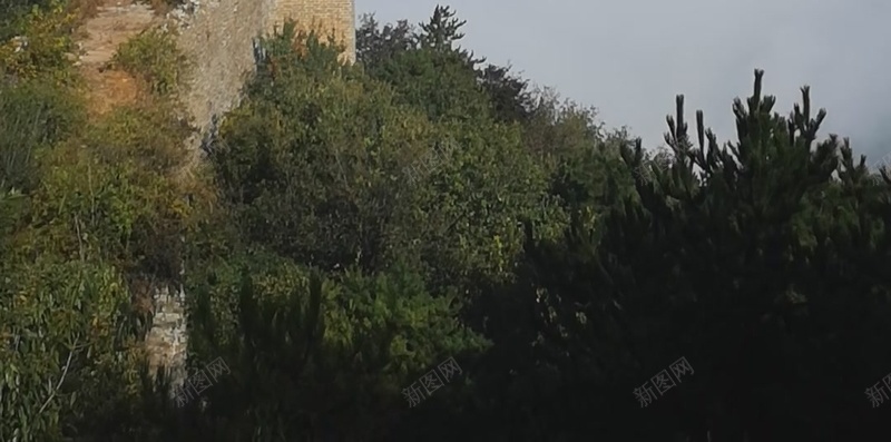 长城蓝天白云jpg设计背景_新图网 https://ixintu.com 建筑 白云 美丽风景 蓝天