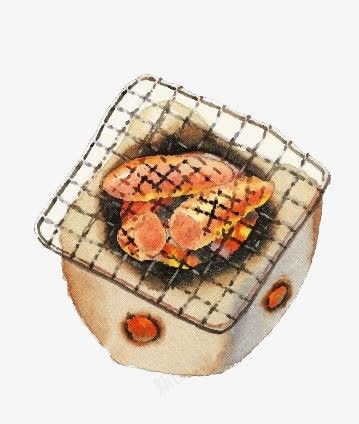 烤肠png免抠素材_新图网 https://ixintu.com 创意烤肠 炭火烤肠 烧烤 食物