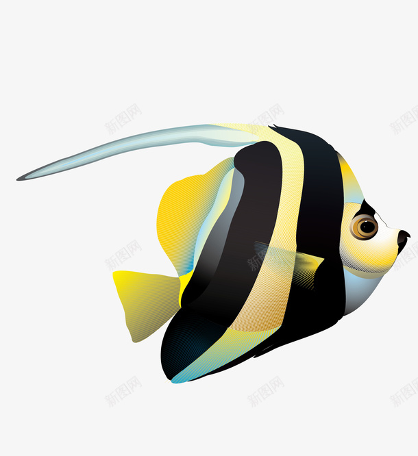 海洋漂亮的鱼矢量图ai免抠素材_新图网 https://ixintu.com 手绘海洋鱼类 海洋里的鱼 海洋鱼矢量图 漂亮鱼矢量图 矢量图