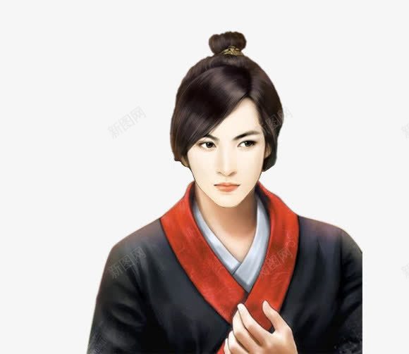 黑衣古风男子png免抠素材_新图网 https://ixintu.com 古风 男子 黑衣