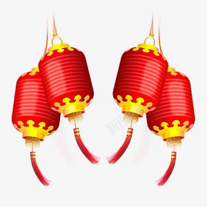 中国风喜庆红色灯笼装饰图案png免抠素材_新图网 https://ixintu.com 中国风 喜庆 灯笼 红色 装饰图案