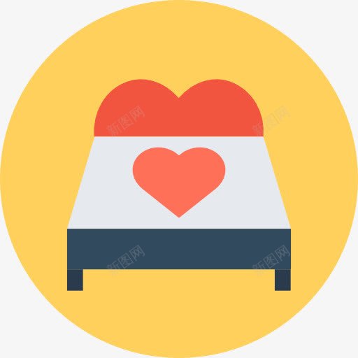 床图标png_新图网 https://ixintu.com 困 家具和家居 宿舍 床 睡觉 酒店