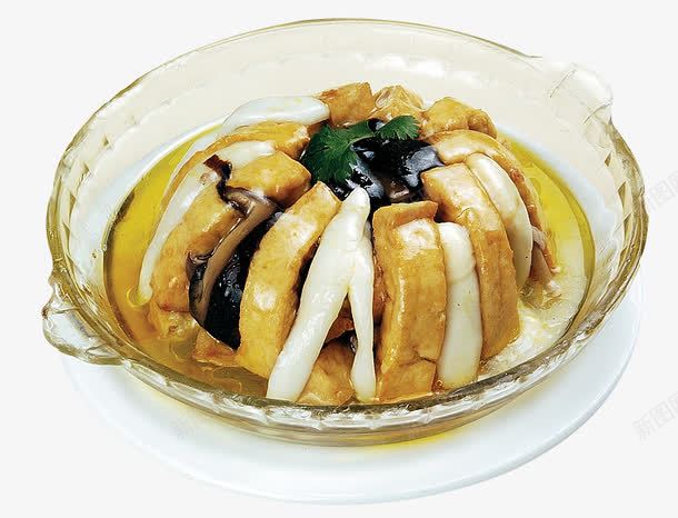 三菌烧豆腐png免抠素材_新图网 https://ixintu.com 中华美食 产品实物 家常菜 烧豆腐 菜品 菜肴 豆腐 食物 餐饮