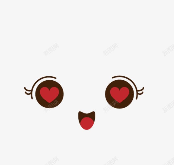 手绘眼睛和嘴png免抠素材_新图网 https://ixintu.com 嘴 手绘 手绘画 眼睛