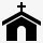 教堂简单的黑色iphonemini图标png_新图网 https://ixintu.com church 教堂