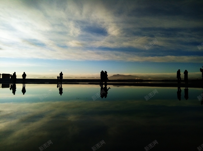 青海翡翠湖景色jpg设计背景_新图网 https://ixintu.com 景色 翡翠湖 青海 高原