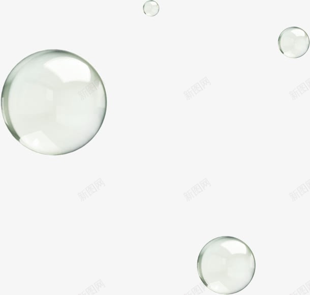 半透明气泡装饰png免抠素材_新图网 https://ixintu.com 气泡 装饰 透明