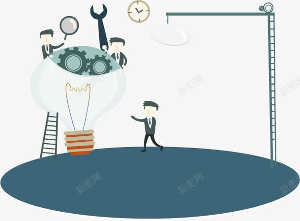 ppt插图矢量图eps免抠素材_新图网 https://ixintu.com 人 商务 工作 插图 矢量图