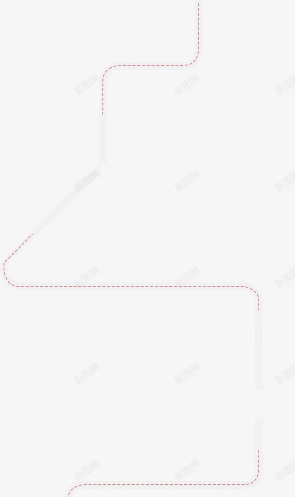 红色虚线条图案png免抠素材_新图网 https://ixintu.com 图案 红色 虚线