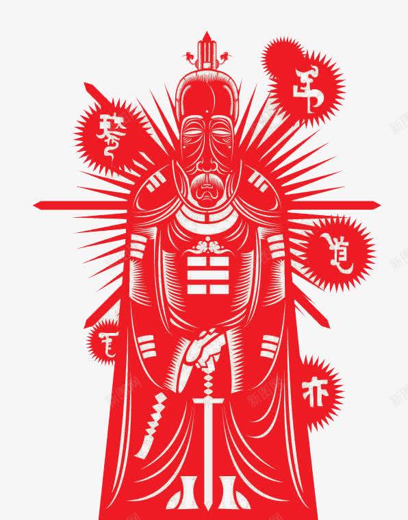 剪纸春节png免抠素材_新图网 https://ixintu.com 剪纸 春节 节日