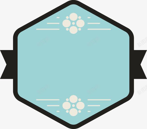六边形蓝色标题框png免抠素材_新图网 https://ixintu.com 六边形 六边形标签 六边形标题框 矢量png 蓝色 蓝色六边形