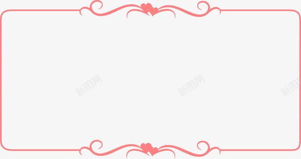 红色花边图案png免抠素材_新图网 https://ixintu.com 图案 红色 花边