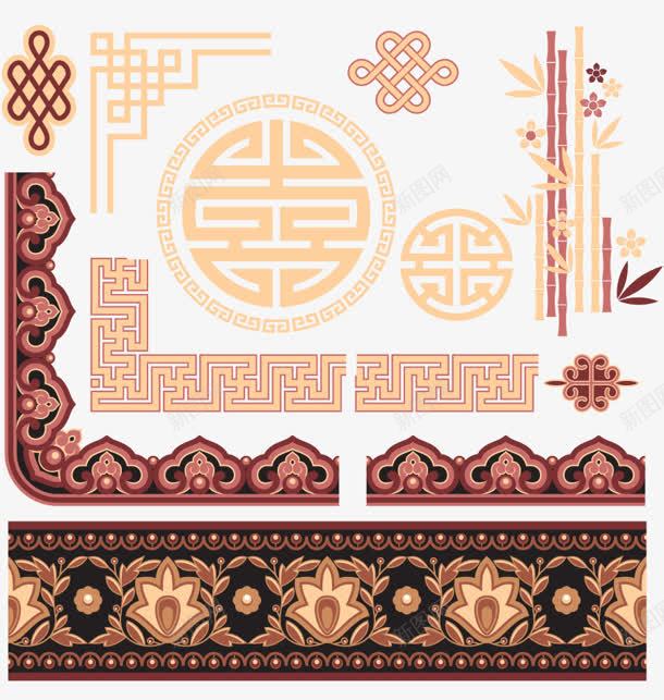中国风古典喜庆元素png免抠素材_新图网 https://ixintu.com 中国风 元素 古典 喜庆