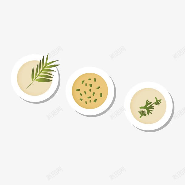 手绘蘸料png免抠素材_新图网 https://ixintu.com 手绘 蘸料 配菜 香菜