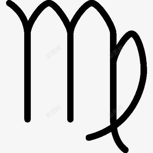 占星术处女座图标png免抠素材_新图网 https://ixintu.com astrology virgo 占星术 处女座