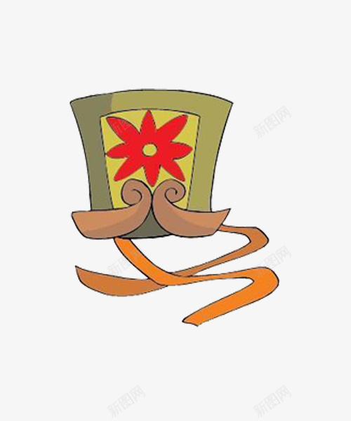 古代卡通文官官帽png免抠素材_新图网 https://ixintu.com 卡通 古代 官帽 文官