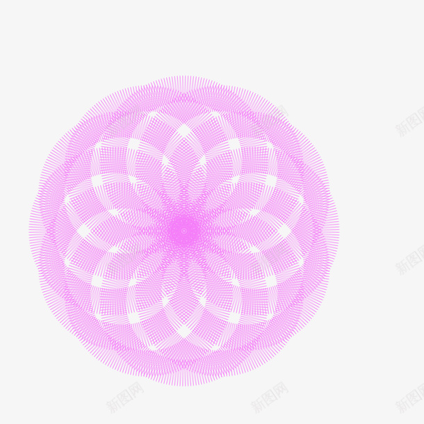 粉色花纹扭曲png免抠素材_新图网 https://ixintu.com 扭曲 旋转 粉色 花纹