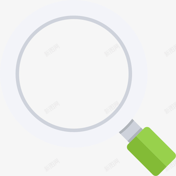 放大镜GreenFlaticons图标png_新图网 https://ixintu.com Magnifier 放大镜