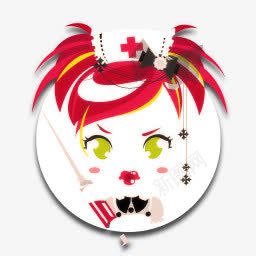卡通美女头像图标png_新图网 https://ixintu.com