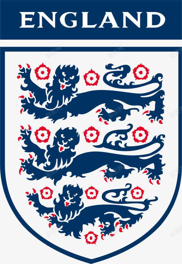 英格兰足协矢量图eps免抠素材_新图网 https://ixintu.com 矢量标志 矢量英格兰足协 英格兰足协 矢量图