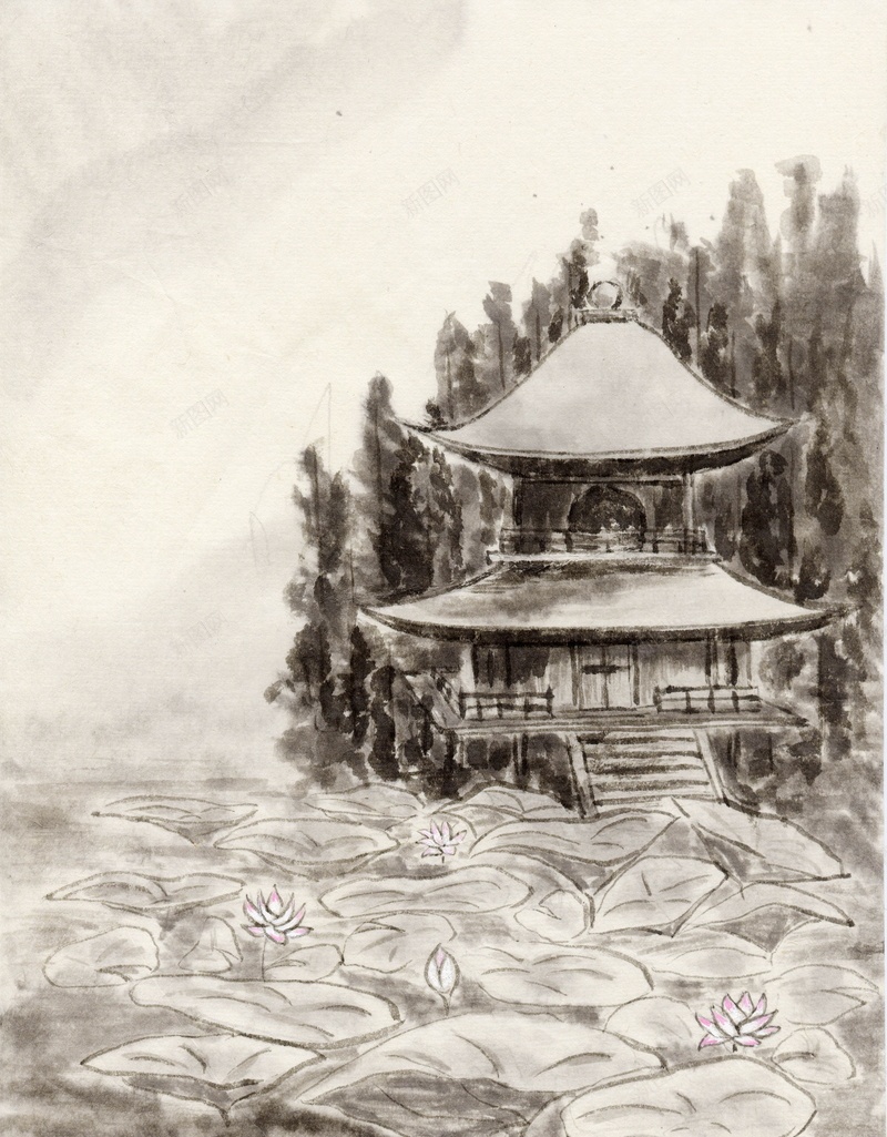 J17379水墨风景17jpg设计背景_新图网 https://ixintu.com 17 379 J17 水墨 风景