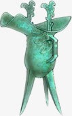 手绘中国风青铜酒樽图标png_新图网 https://ixintu.com 中国风 手绘 酒樽 青铜