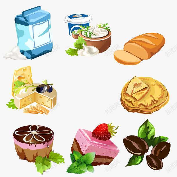 卡通蛋糕奶酪煎饼png免抠素材_新图网 https://ixintu.com 卡通 奶酪煎饼 蛋糕