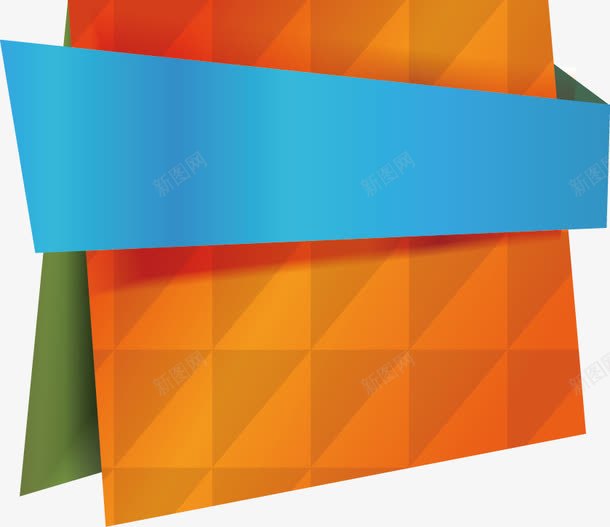 橙色装饰框png免抠素材_新图网 https://ixintu.com 文字框 装饰框