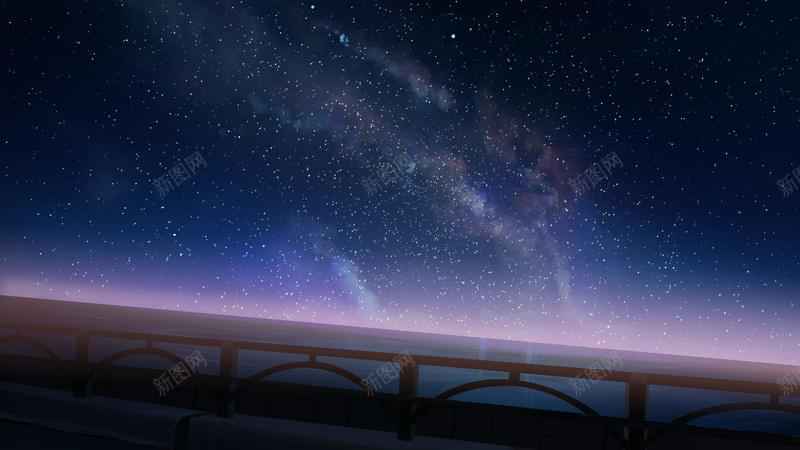 夜晚的星辰和大海jpg设计背景_新图网 https://ixintu.com 夜晚 夜色海洋 天际线 宇宙 星辰 遥望星空