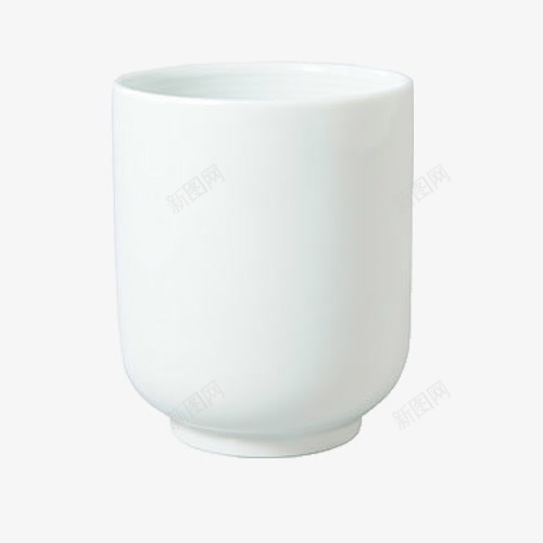 无印良品白瓷长茶碗png免抠素材_新图网 https://ixintu.com 产品实物 无印良品 白瓷 白色