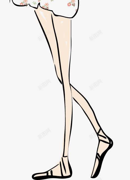手绘女孩png免抠素材_新图网 https://ixintu.com 卡通 女 手绘 棕发 蝴蝶