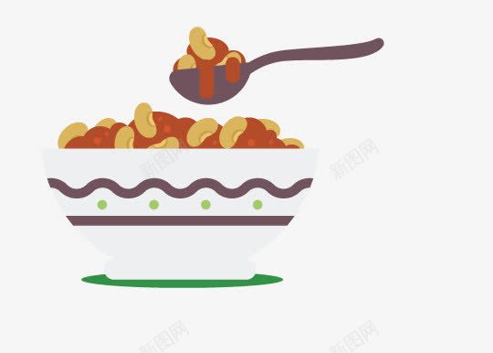 卡通纳豆饭png免抠素材_新图网 https://ixintu.com 卡通 可爱 纳豆饭