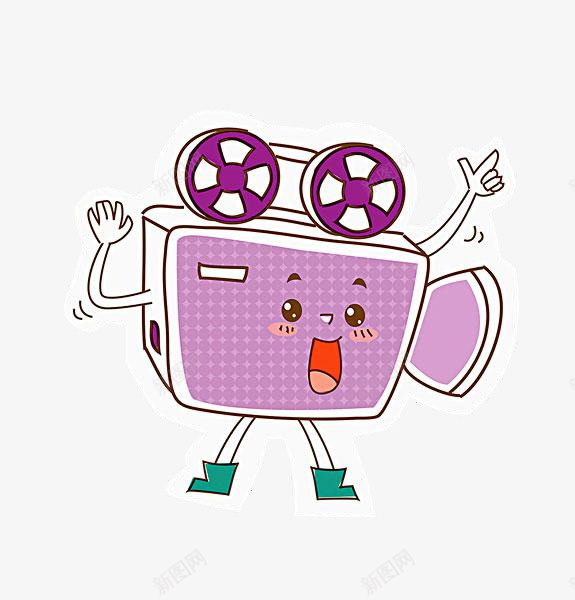 录影机表情png免抠素材_新图网 https://ixintu.com PNG图形 PNG装饰 卡通 录影机 表情 装饰