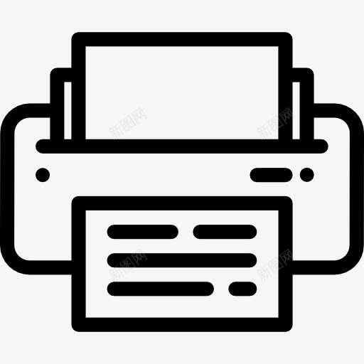 打印文档图标png_新图网 https://ixintu.com 办公耗材 打印 打印机 技术 文件 纸