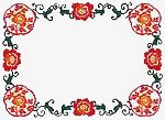 窗花边框png免抠素材_新图网 https://ixintu.com 中国风 创意边框 剪纸 红色窗花