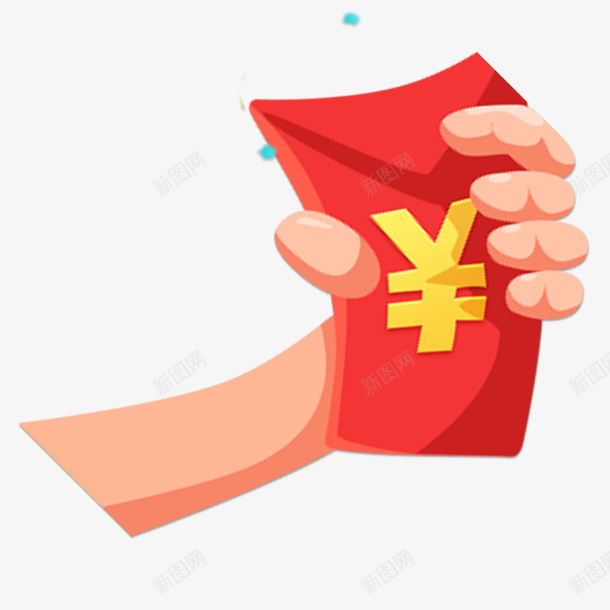 红包手抓红包png免抠素材_新图网 https://ixintu.com 手 手抓红包 抓 红包