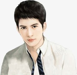 白衬衫黑色短发帅哥png免抠素材_新图网 https://ixintu.com 中国帅哥 短发 衬衫 黑色