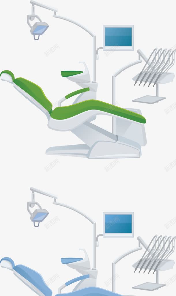 牙医工具png免抠素材_新图网 https://ixintu.com 牙医工具 躺椅