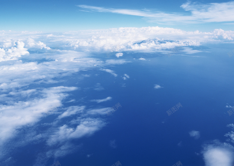 蓝色天空云层蓝色背景jpg设计背景_新图网 https://ixintu.com 云层 天空 层云 背景 蓝色