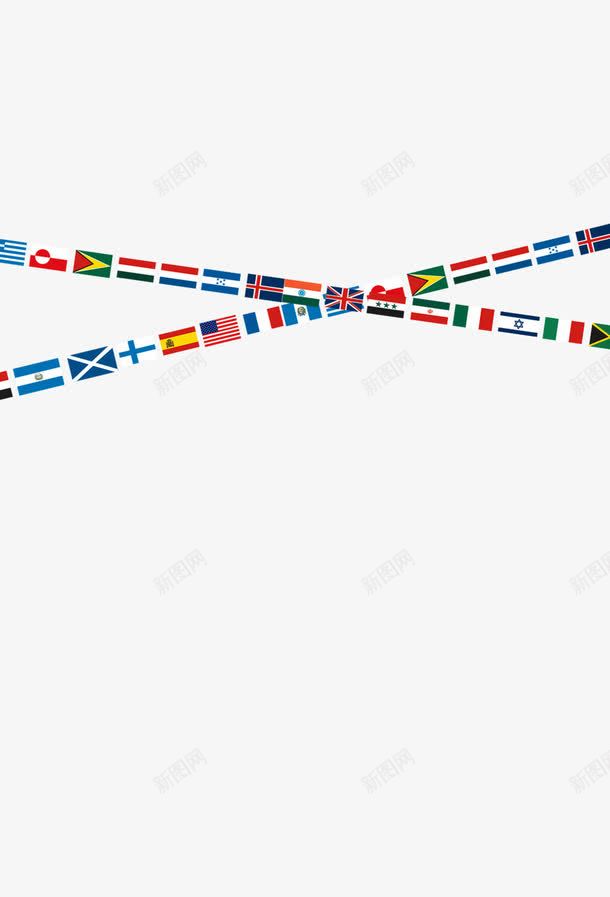 国旗彩带彩色喜庆旅游世界png免抠素材_新图网 https://ixintu.com 世界 喜庆 国旗彩带 彩色 旅游