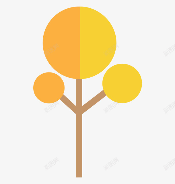 卡通树木植物扁平23png免抠素材_新图网 https://ixintu.com 卡通 扁平 树木 植物