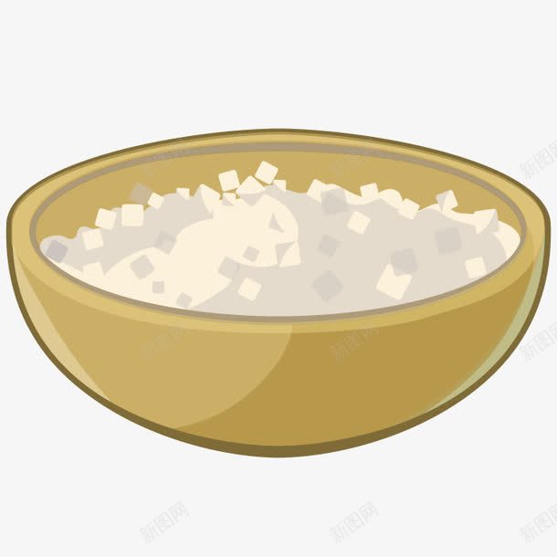 食物米饭png免抠素材_新图网 https://ixintu.com 容器 形状 食品 饭碗