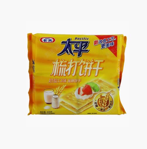 梳打饼干茶歇png免抠素材_新图网 https://ixintu.com 免费 免费素材 梳打饼 脆 茶歇 黄色包装