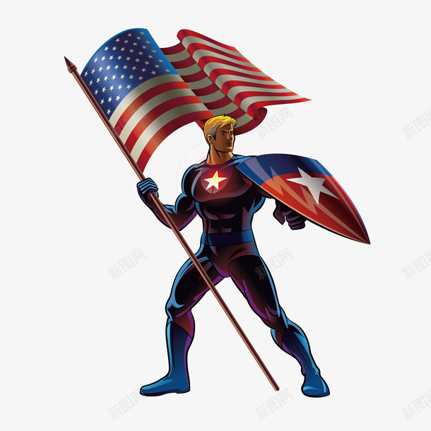 superhero超人矢量图ai免抠素材_新图网 https://ixintu.com superhero 超人 矢量图
