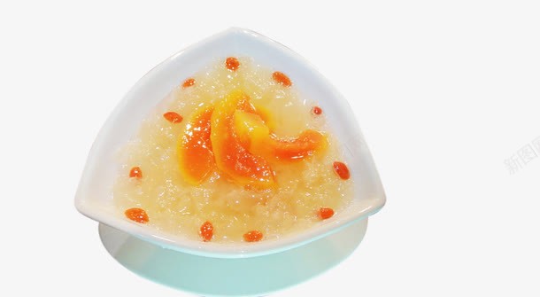 银耳炖木瓜png免抠素材_新图网 https://ixintu.com 枸杞子 糖水 美食