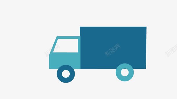 卡通货车矢量图eps免抠素材_新图网 https://ixintu.com 卡通货车 矢量车 运货车 矢量图